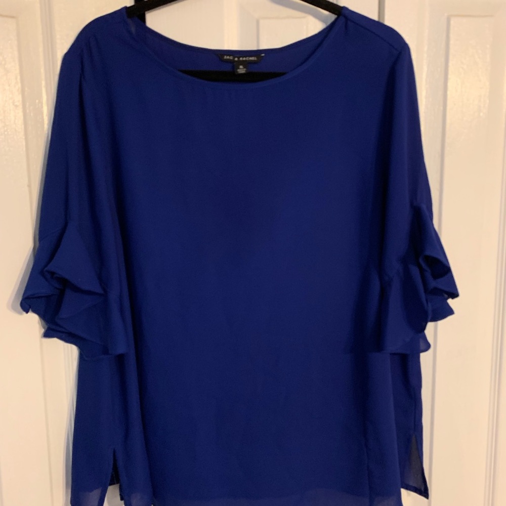 Zac and Rachel size XL blue blouse